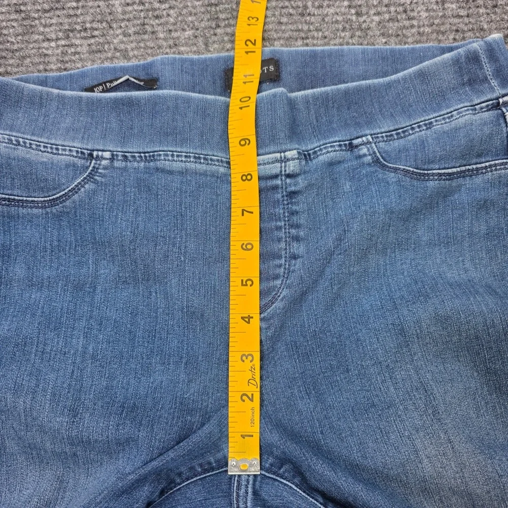 Talbots‎ Pull-On Jeggings Women's Size 10P Cascade Wash Blue Denim Slim Jeans